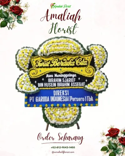 Papan Bunga Duka di Waringinjaya