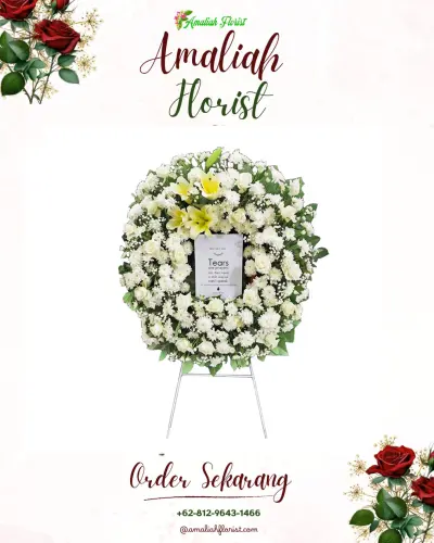 Krans Bunga Duka Cita di Waringinjaya
