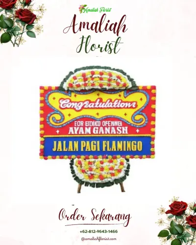 Bunga Papan Congratulation di Waringinjaya